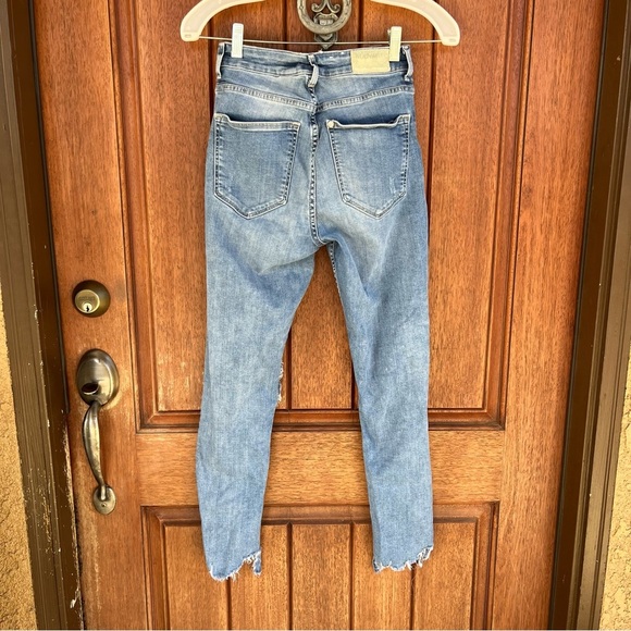 & Denim Distressed Skinny Jeans - Picture 2 of 9